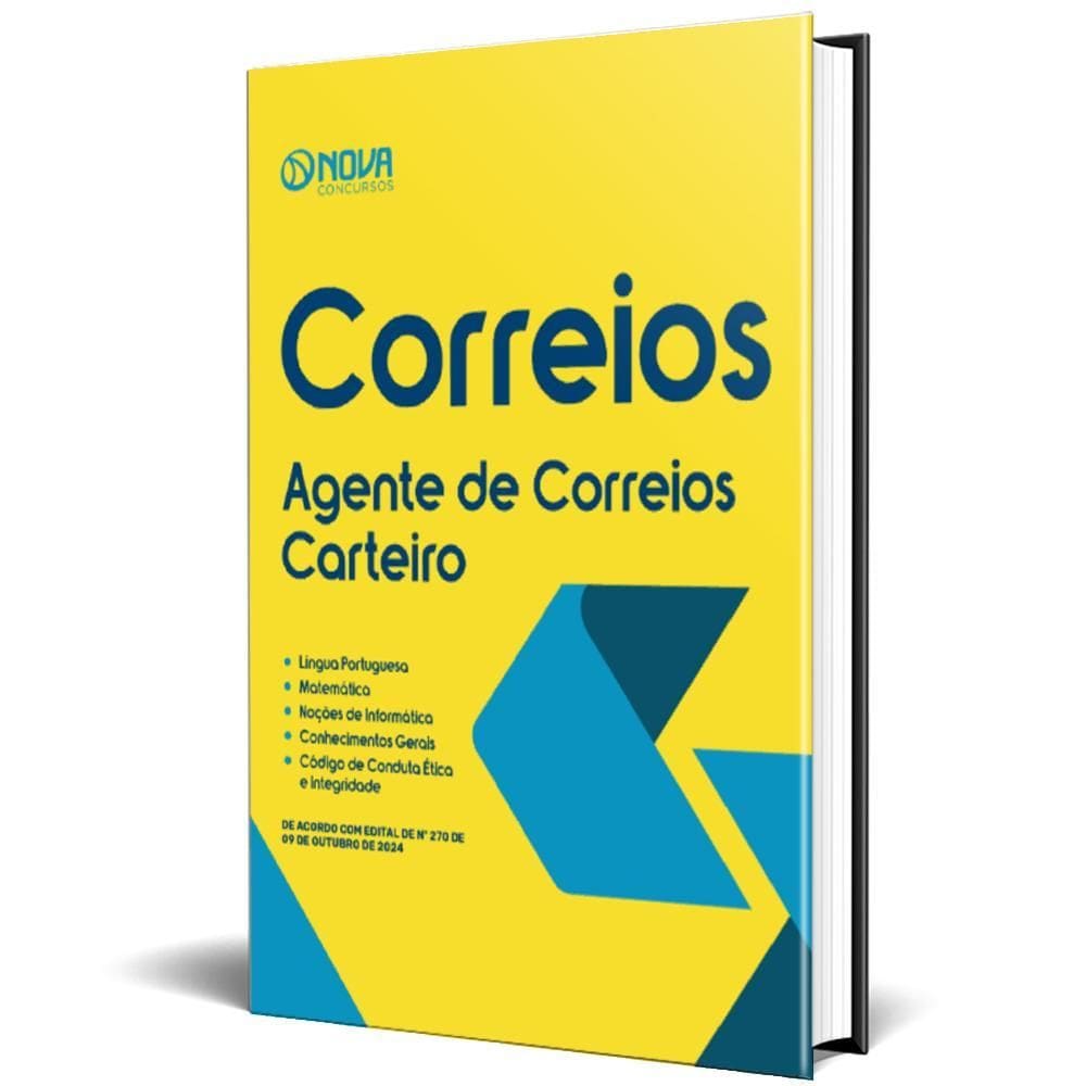 Apostila  2024 - Agente Dos  - Carteiro