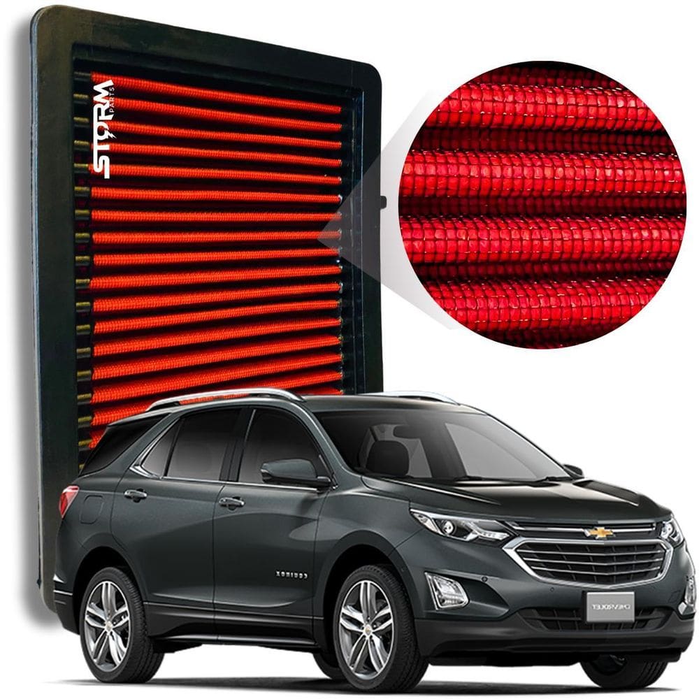 Filtro Ar Esportivo Chevrolet Equinox 2.0 Turbo 2017 A 2020