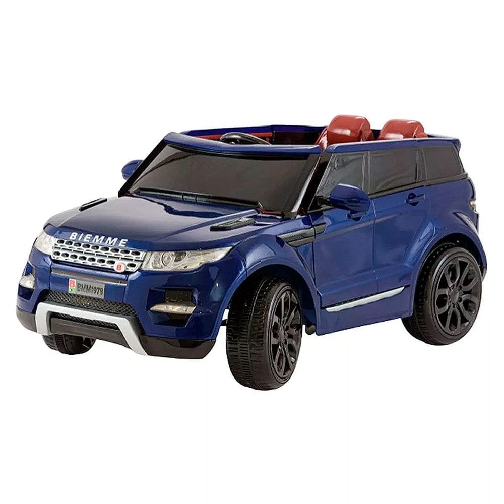 Carro Elétrico Infantil One LR Azul 12 Volts com Som Luz e USB 805 - Biemme