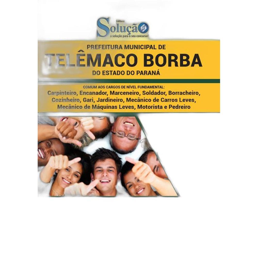Apostila Telêmaco Borba PR 2019  Nível Fundamental