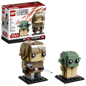 Kit de construção LEGO BrickHeadz 41627 Luke Skywalker e Yoda