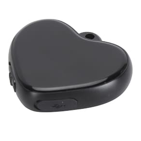 Mini gravador de voz Tangxi Q66 Heart Pendant 100h de armazenamento