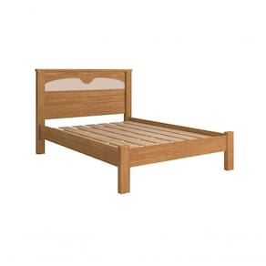 Cama De Casal Amsterdã Camas Fenix Cor:cinamomo-off White