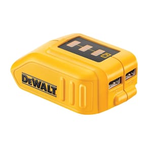 Carregador USB DEWALT DCB090 12V/20V MAX com 2 portas e indicador