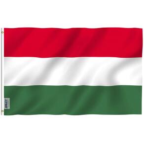 Bandeira: Anley, Hungria, 90x150cm, poliéster, cor vívida