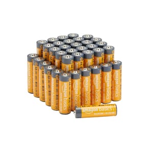 Bateria Amazon Basics AA alcalina de 1,5 V, pacote com 36 anos