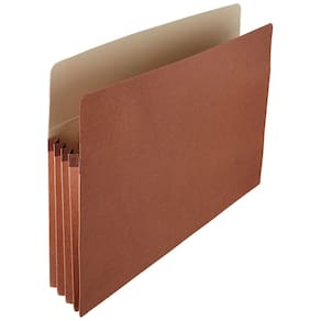 Organizador expansível de pastas de arquivos Amazon Basics, pacote com 25 unidades, marrom