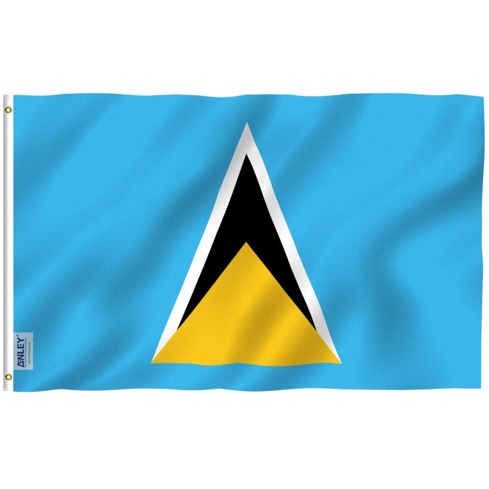 Bandeira Anley Fly Breeze Santa Lúcia 90x150cm Poliéster