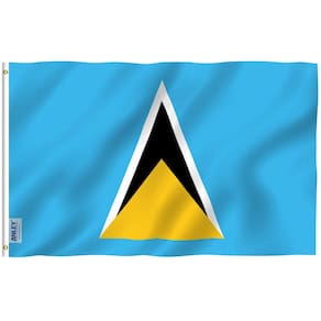 Bandeira Anley Fly Breeze Santa Lúcia 90x150cm Poliéster