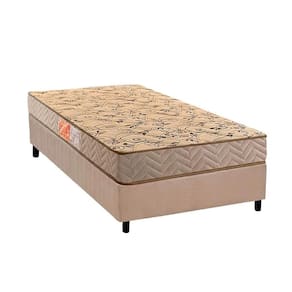 Conjunto Box Solteiro: Colchão Espuma Paropas D33 Pasquale Wave Clean + Base CRC Suede Clean (96x203)