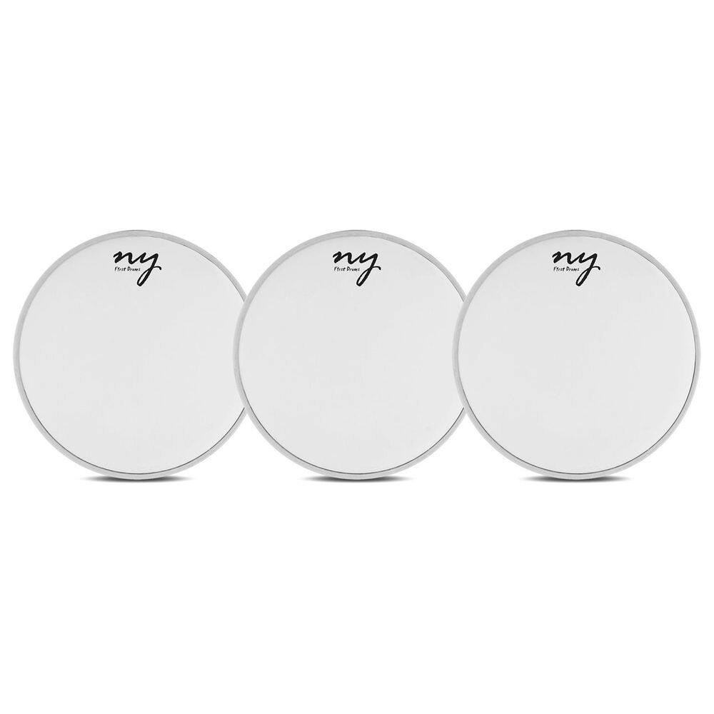 Kit 3 Peles Porosas para Bateria 10” Branca New York