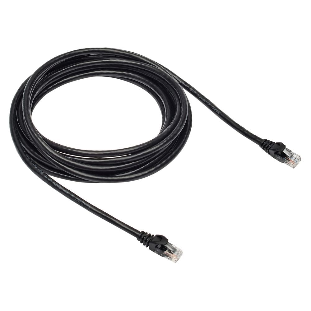 Cabo de conexão Ethernet Amazon Basics RJ45 Cat 6 15 pés preto