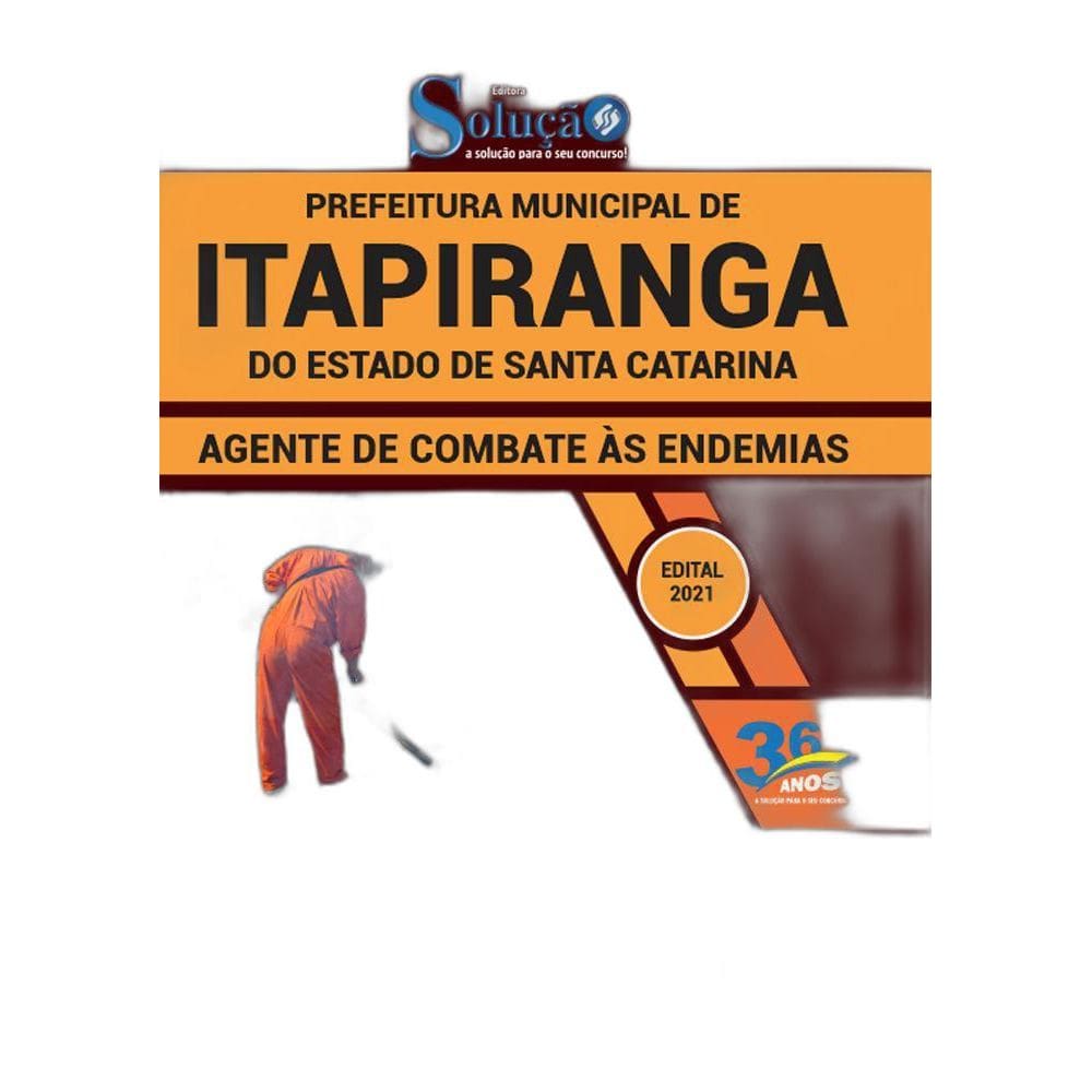 Apostila Itapiranga Sc - Agente De Combate Às Endemias