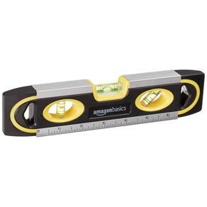 Nível de torpedo Amazon Basics 23 cm com bolhas de 180/90/45 graus