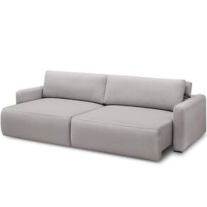 Sofá Retrátil Reclinável Para Sala De Estar Living 240cm Sevilha F04 Veludo Cinza