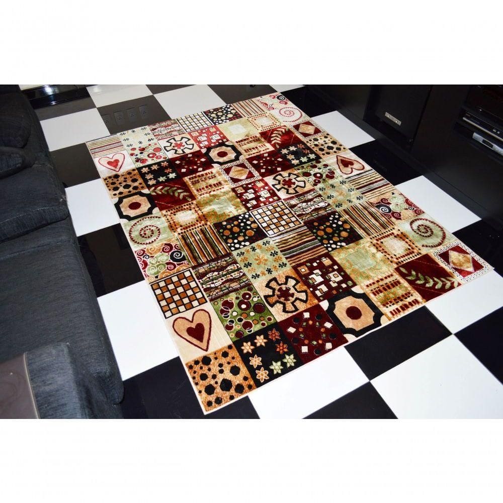 Tapete Veludo 1.50m X 2.00m Marbella Moderno Coperta Rayza