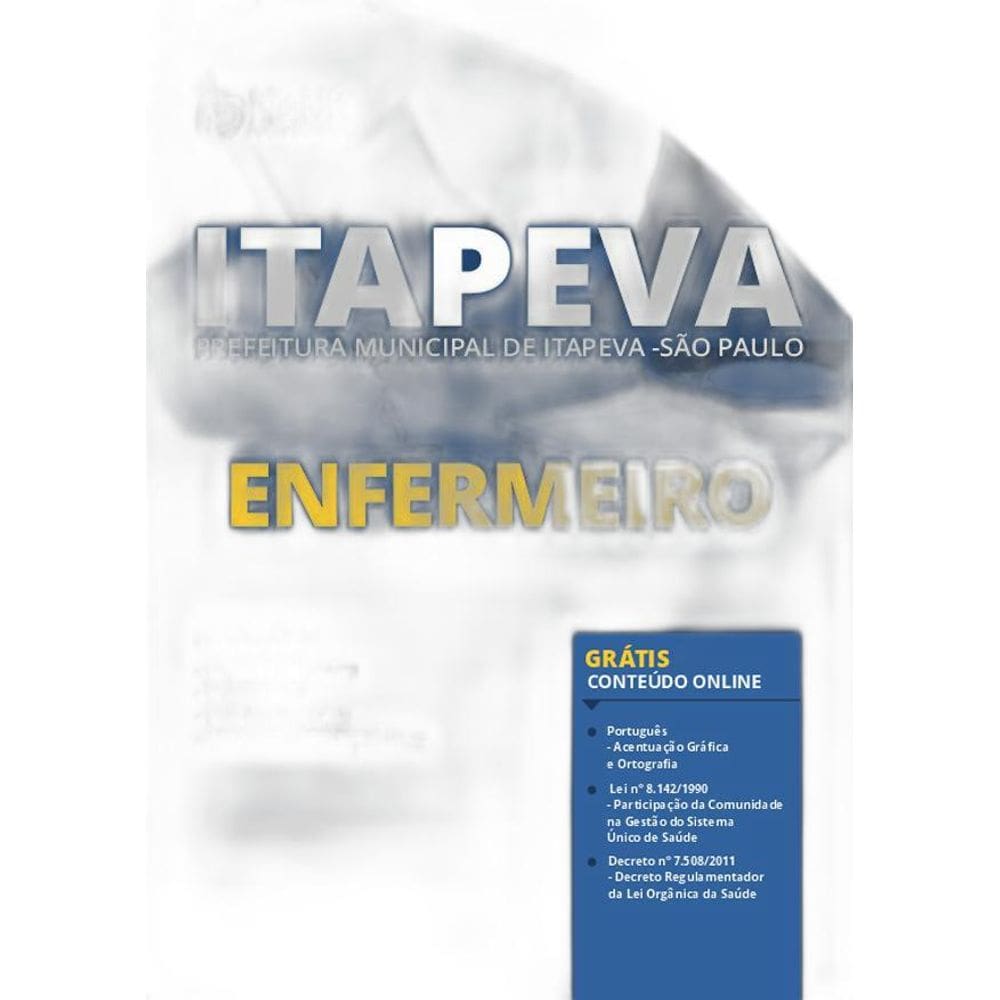 Apostila Prefeitura Itapeva Sp - Enfermeiro