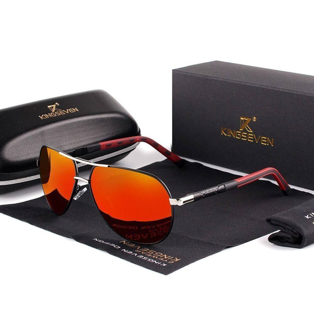 Óculos De Sol Polarizados Ultra Leve Estilo Piloto Elegante