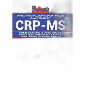 Apostila Crp Ms - Comum Aos Cargos De Ensino Superior