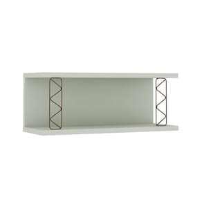 Armário Aéreo Cozinha Aberto 80cm 100% Mdf com Metalon Mint - Genialflex