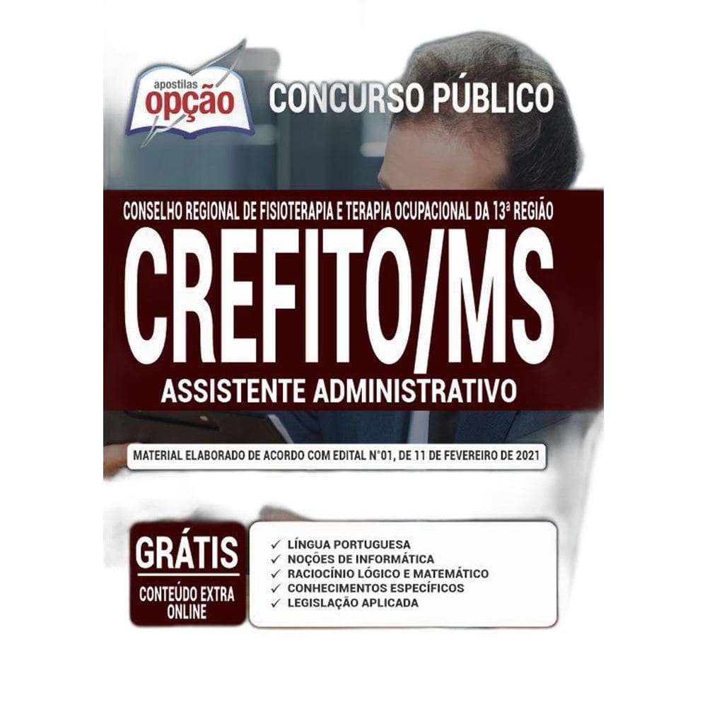 Apostila Crefito Ms - Assistente Administrativo 13ª Região
