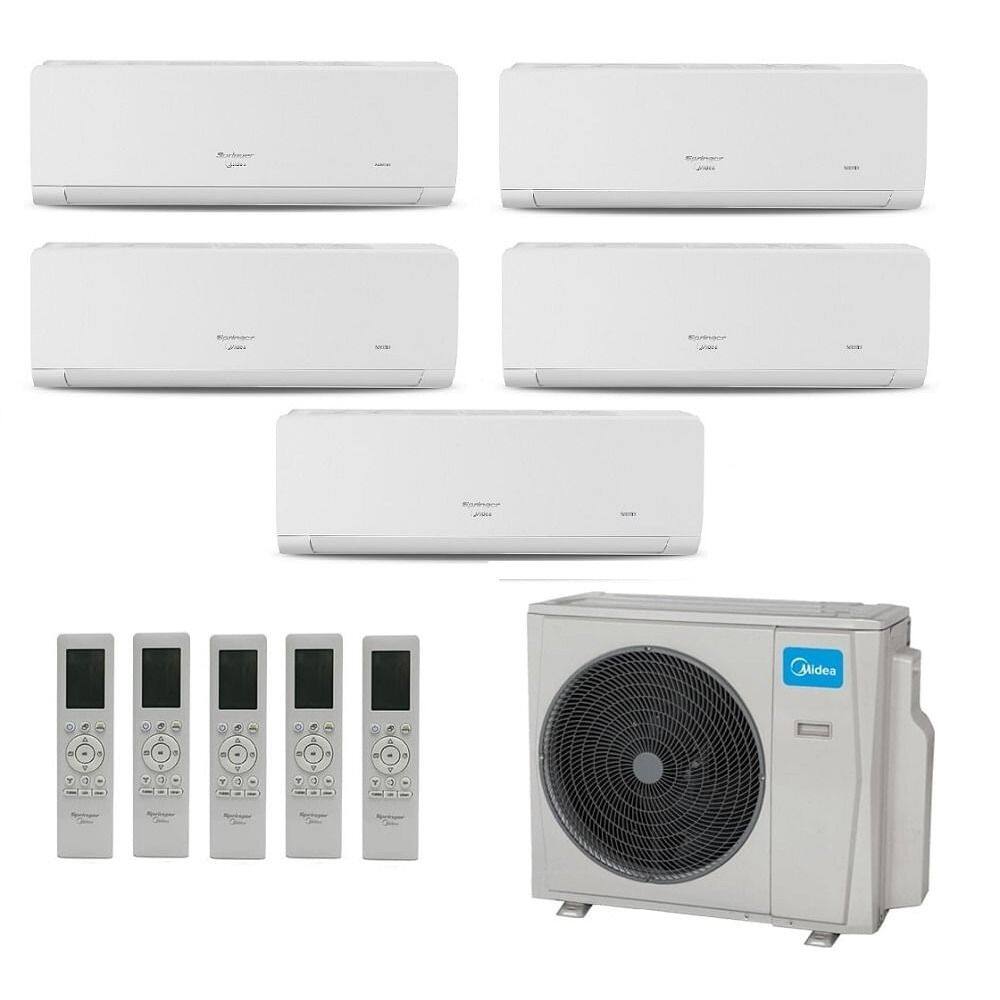 Ar-Condicionado Multi Split Inverter Springer Midea 42.000 (3x Evap HW 9.000 + 1x Evap HW 12.000 + 1x Evap HW 18.000) Quente/Frio 220V