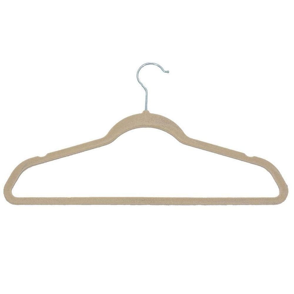 Kit 6 Cabides Veludo Antideslizante Para Roupas Delicadas 45cm - Tuut