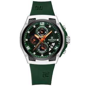 Relógio De Pulso Masculino Pulseira De Silicone Casual Esportivo Impermeável Verde