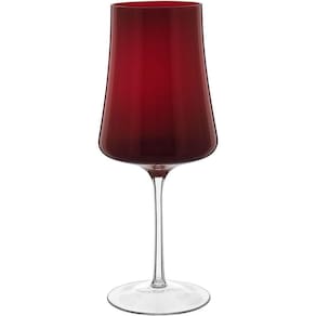 Jogo 2 Taças água Vinho Home&co Latour Vidro 560ml 24x10x10cm Vermelho