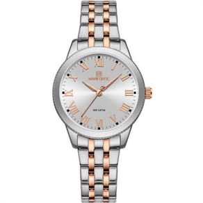 Relógio De Pulso Feminino Design Classico Simples Elegance Rose
