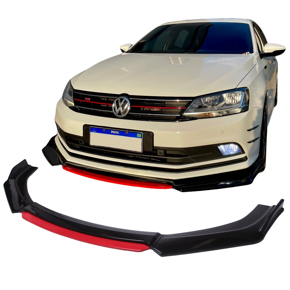 Spoiler Aerofólio Jetta Volkswagen Mk6 Black e Red 2010-2019