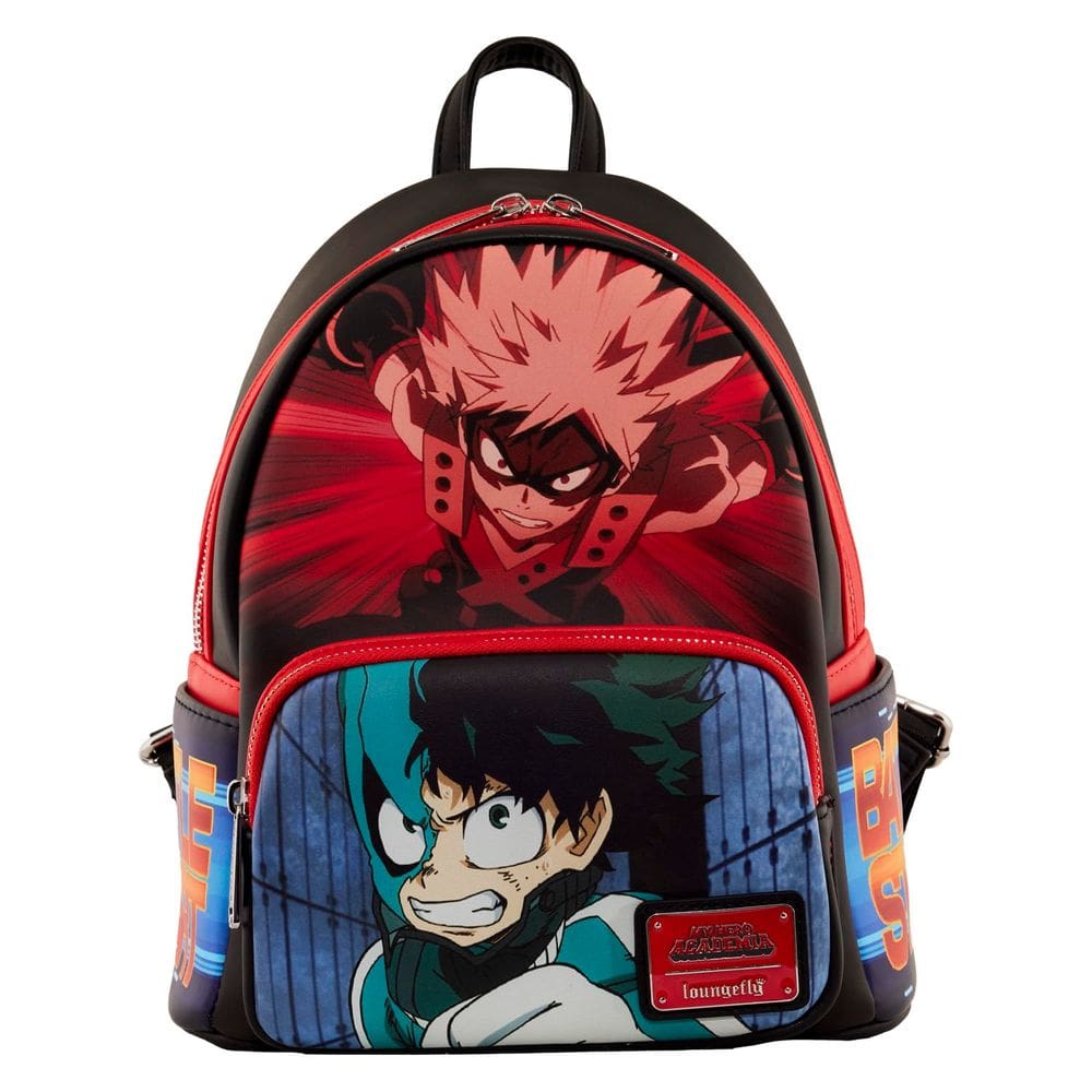 Mini-mochila Loungefly My Hero Academia Deku vs Kacchan