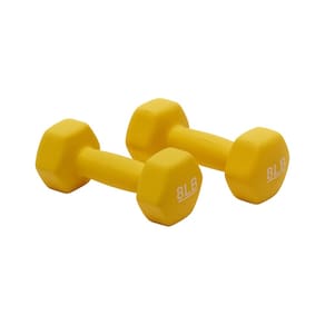 Conjunto hexagonal revestido de neoprene Dumbbell Amazon Basics de 3,6 kg