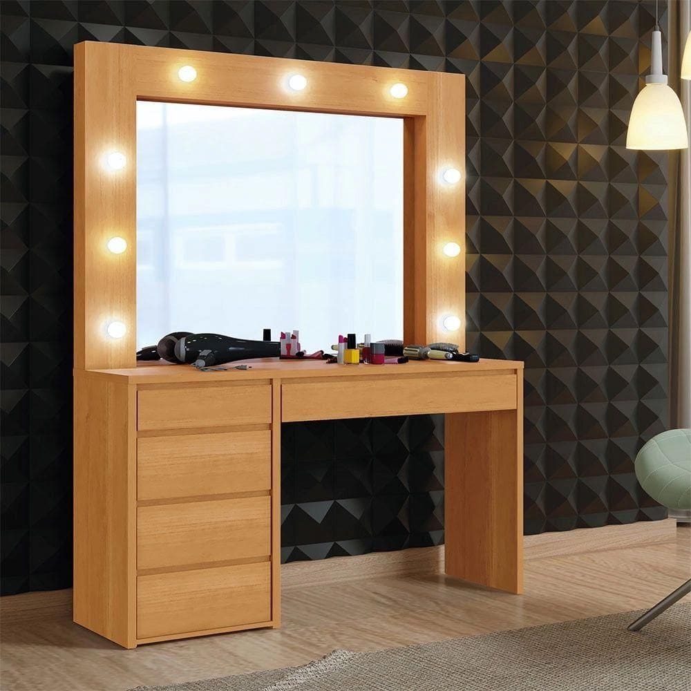 Camarim Anne 5 Gavetas 9 Lampadas Led Mavaular