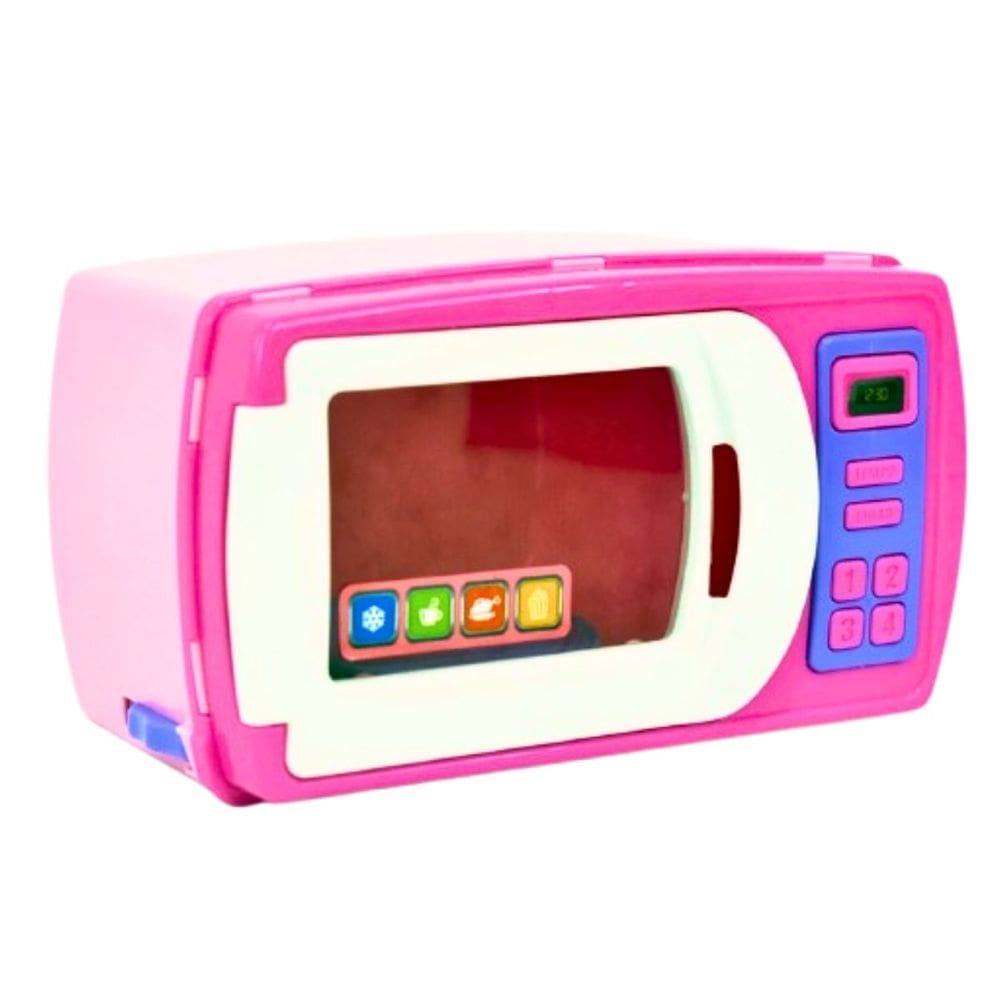 Brinquedo Micro-Ondas Cozinha Brincar Imaginação Detalhes Realistas Divertida Brincadeira Infantil