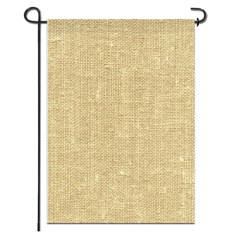 Bandeira de jardim Anley Blank Burlap 45x32cm para decoração DIY