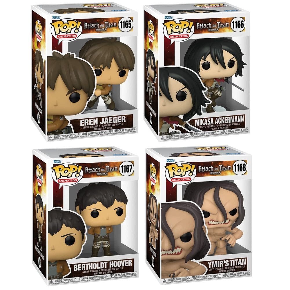 Conjunto de colecionadores Funko Pop! Animação Attack on Titan S3