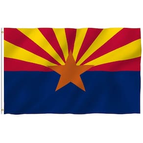 Bandeira Anley Arizona State Poliéster 90x150cm com ilhó de latão