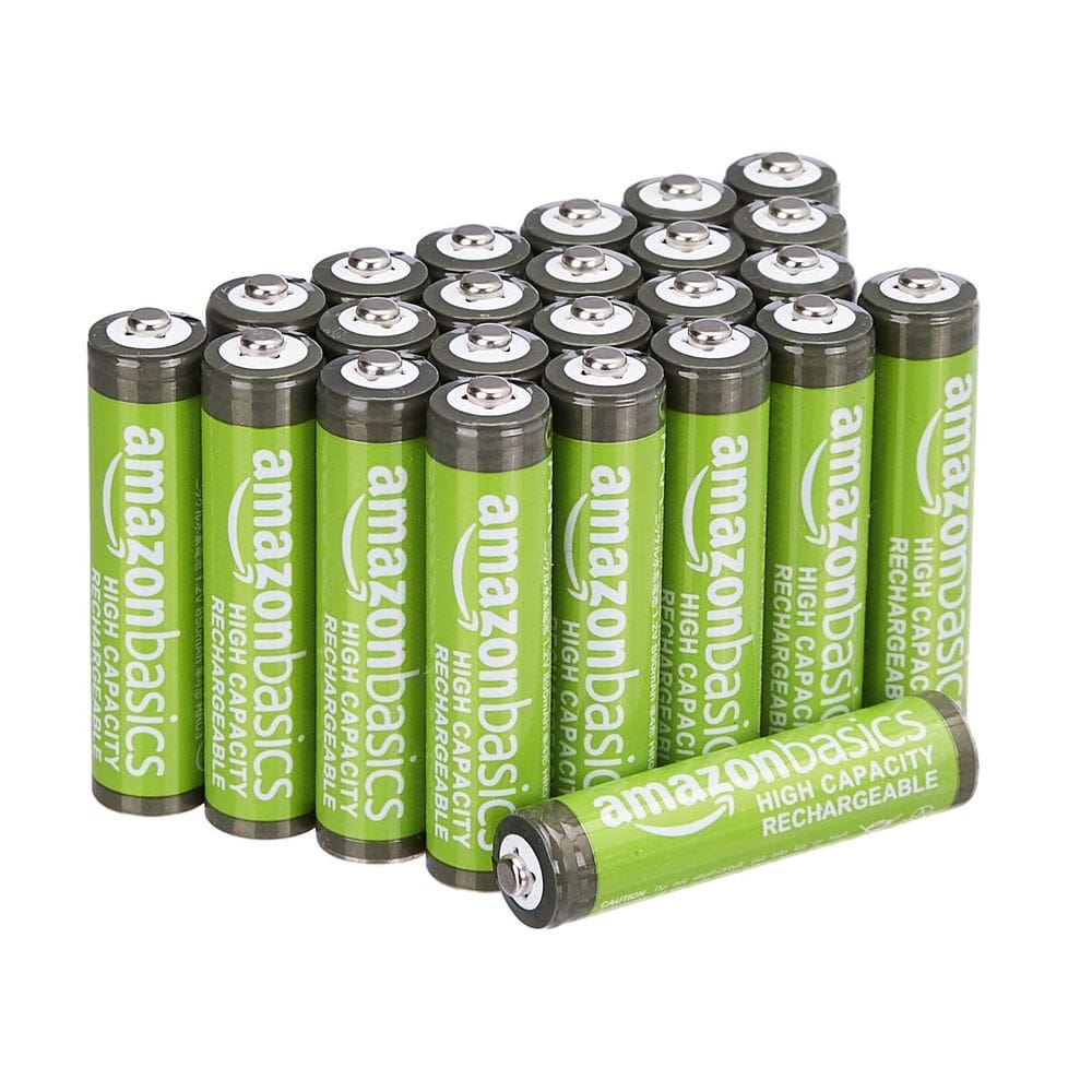 Baterias recarregáveis Amazon Basics AAA 850mAh (pacote com 24)