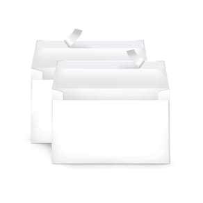 Envelopes de convite Amazon Basics A9 brancos, pacote com 100