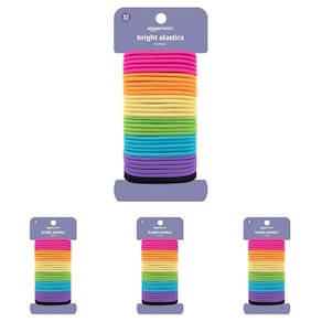 Elastics Amazon Basics Bright, 32 unidades (pacote com 4)
