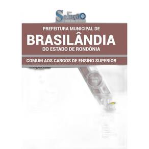 Apostila Nova Brasilândia Do Oeste Ro - Ensino Superior