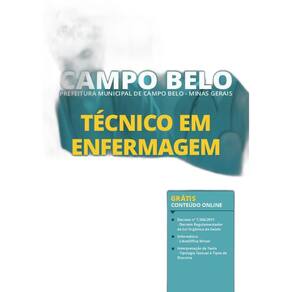 Apostila Concurso Campo Belo MG - Técnico de Enfermagem