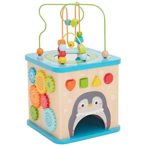 Activity Learning Cube Toy Amazon Basics para crianças com mais de 12 milhões de anos