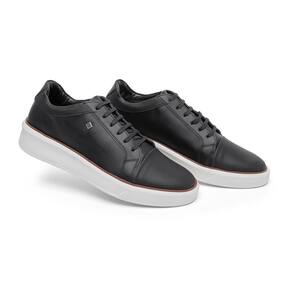 Tênis Casual Masculino Estilo Moderno Fechamento em Cadarço