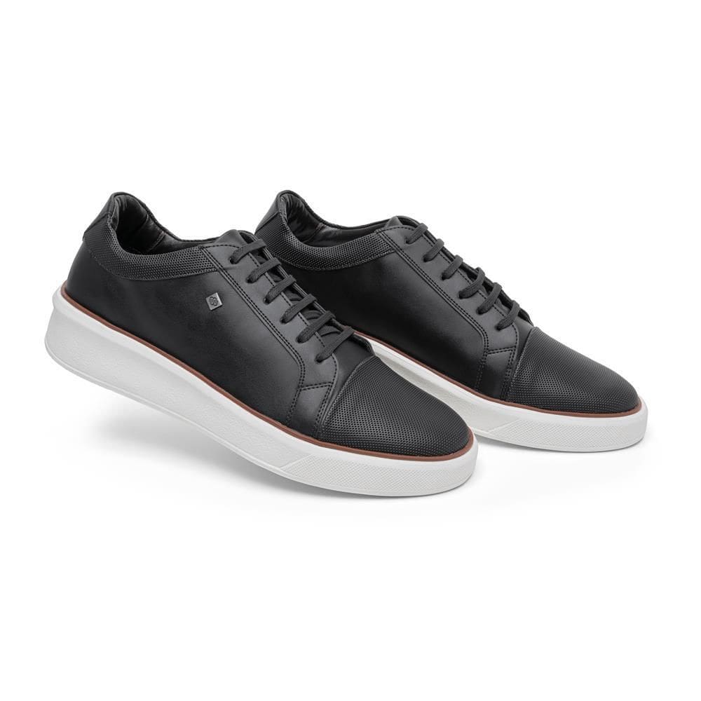Tênis Casual Masculino Estilo Moderno Fechamento em Cadarço