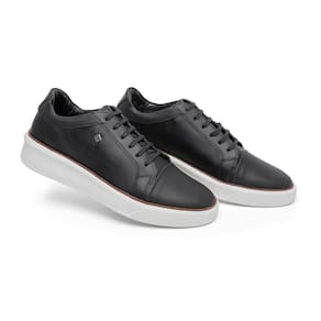 Tênis Casual Masculino Estilo Moderno Fechamento em Cadarço