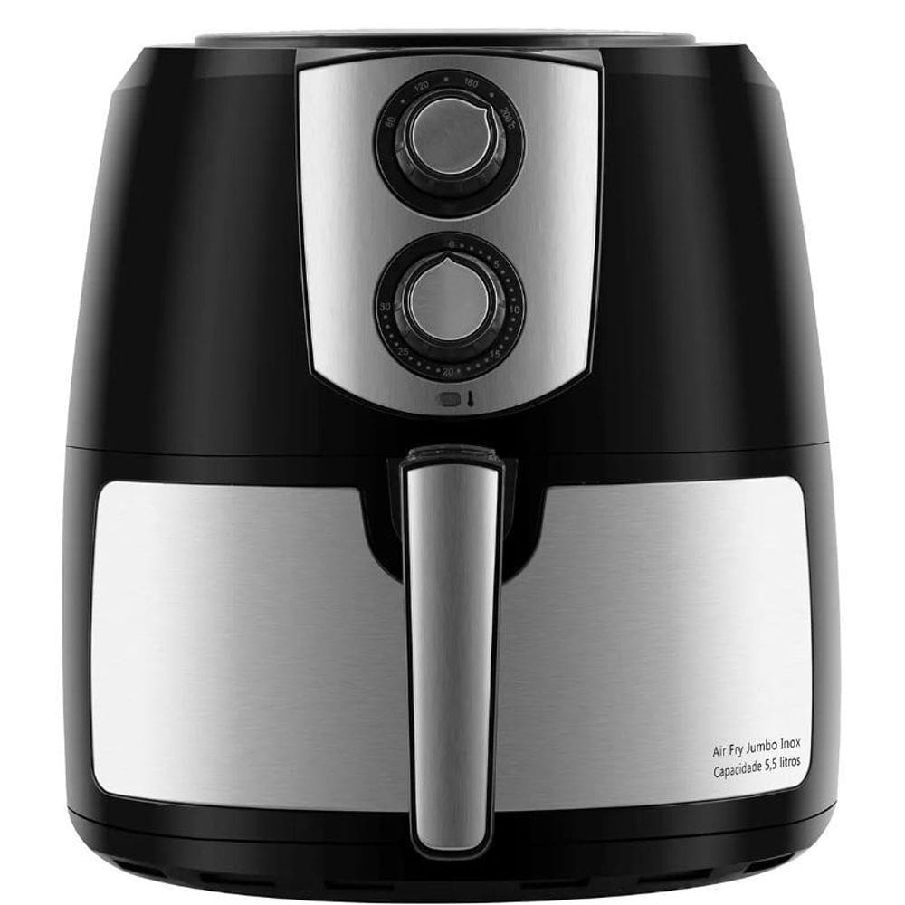 Fritadeira Elétrica Air Fryer Philco Jumbo Inox 7,2L Pfr06pi 127V