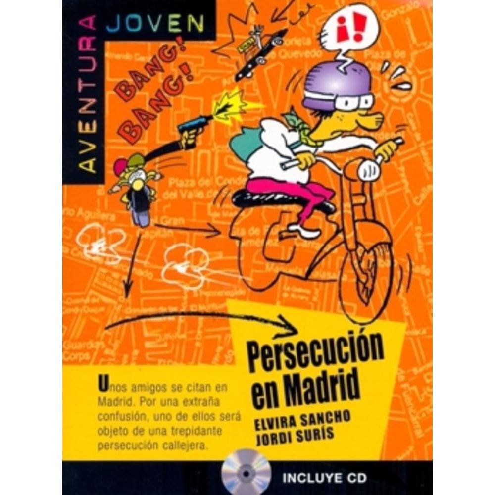 Persecucion En Madrid - Nivel A1-A2 - Libro + Cd Audio - Ne