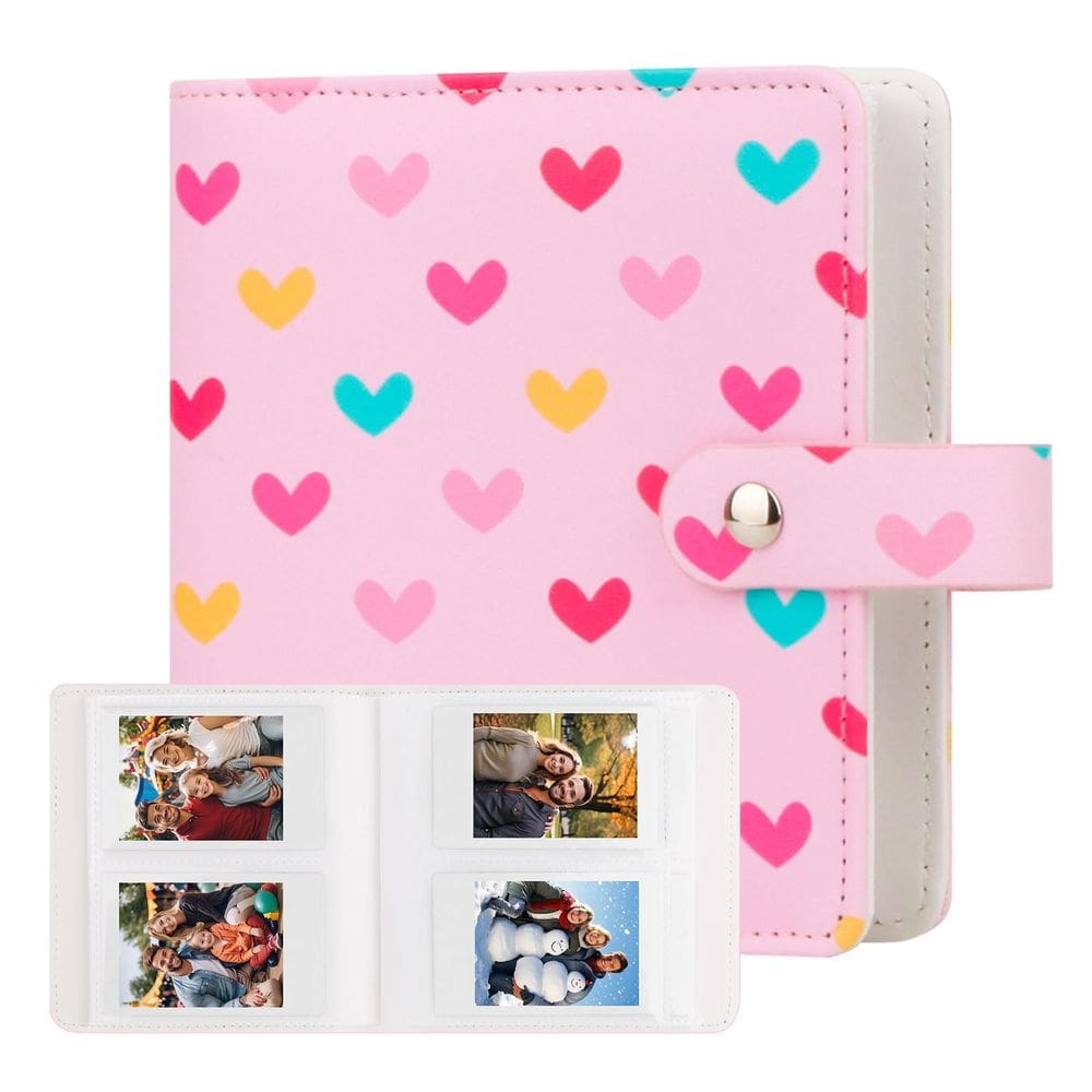 Álbum de fotos Rekeen 112 bolsos para Fujifilm Instax Mini Pink